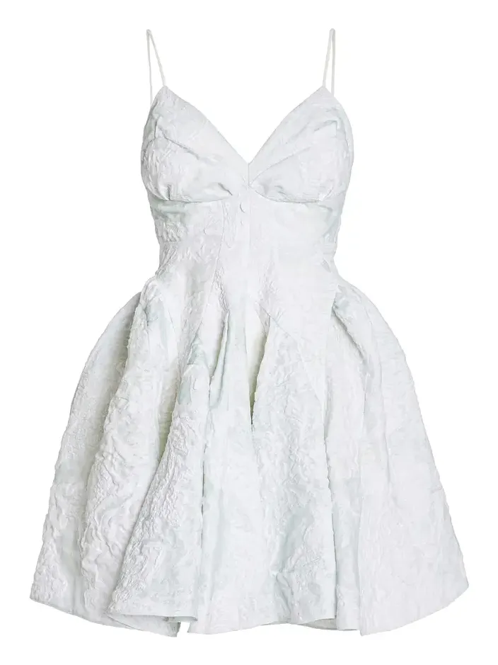 Perry Silk Jacquard Mini Dress
