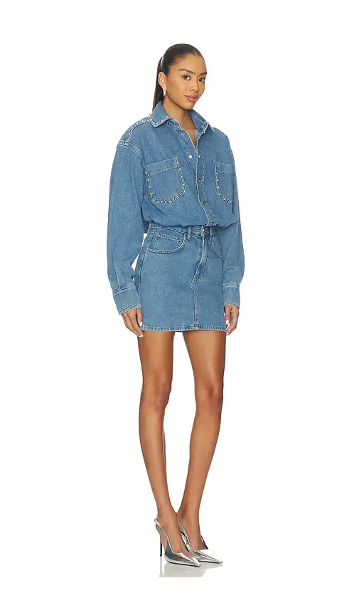 Essentiel Antwerp Ilene Denim Dress | Thumbnail 2 Essentiel Antwerp Ilene Denim Dress | Thumbnail 2