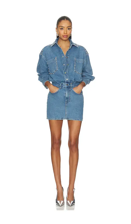 Essentiel Antwerp Ilene Denim Dress | Image 1 Essentiel Antwerp Ilene Denim Dress | Image 1