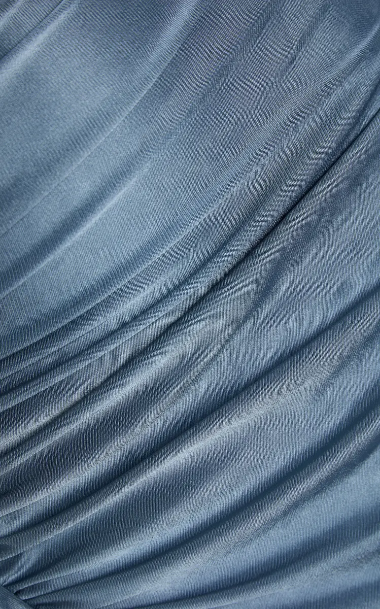 Victoria Beckham Ruched Satin Midi Dress | Thumbnail 7