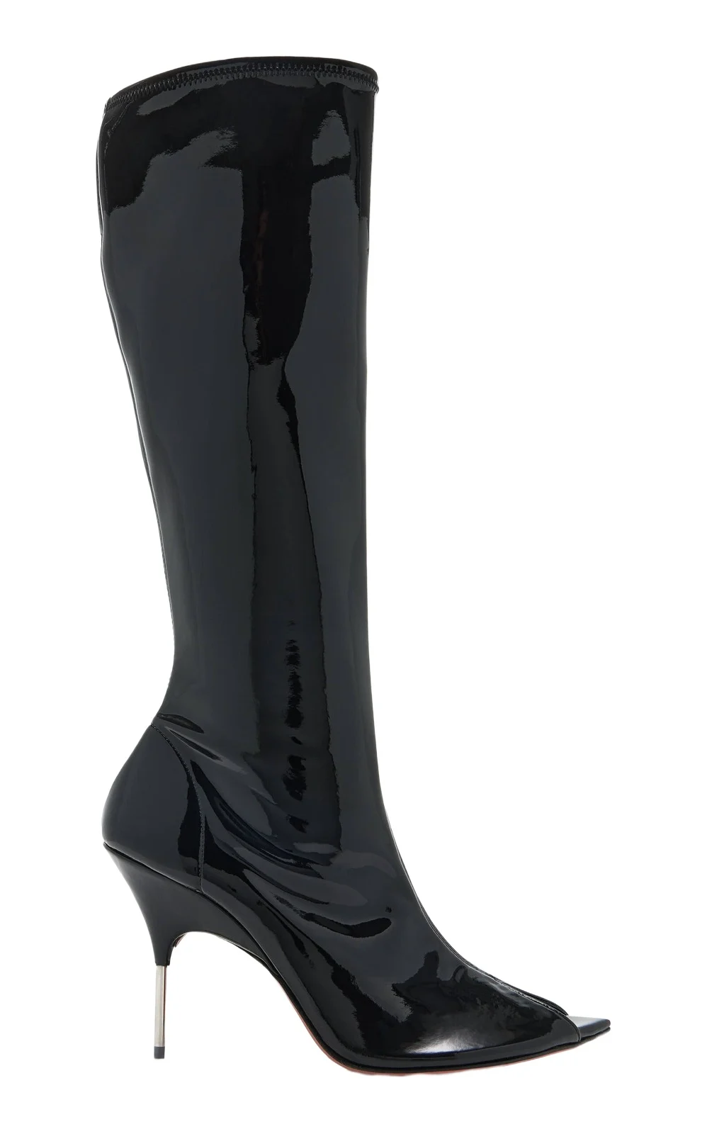 Bruna Latex Knee Boots