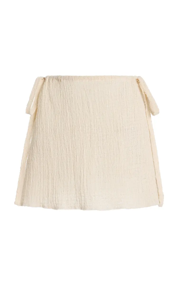 MARE PERPETUA Shine Cotton Mini Skirt | Image 1 MARE PERPETUA Shine Cotton Mini Skirt | Image 1