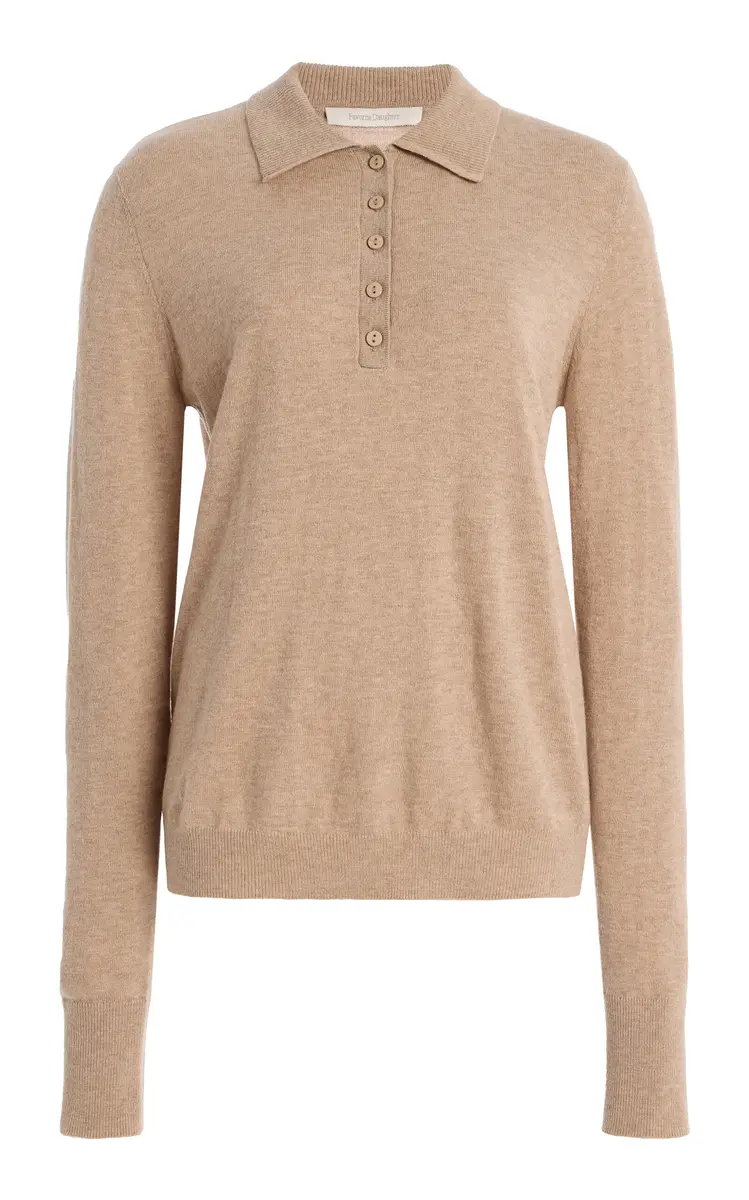 The Cleo Wool-Cashmere Top
