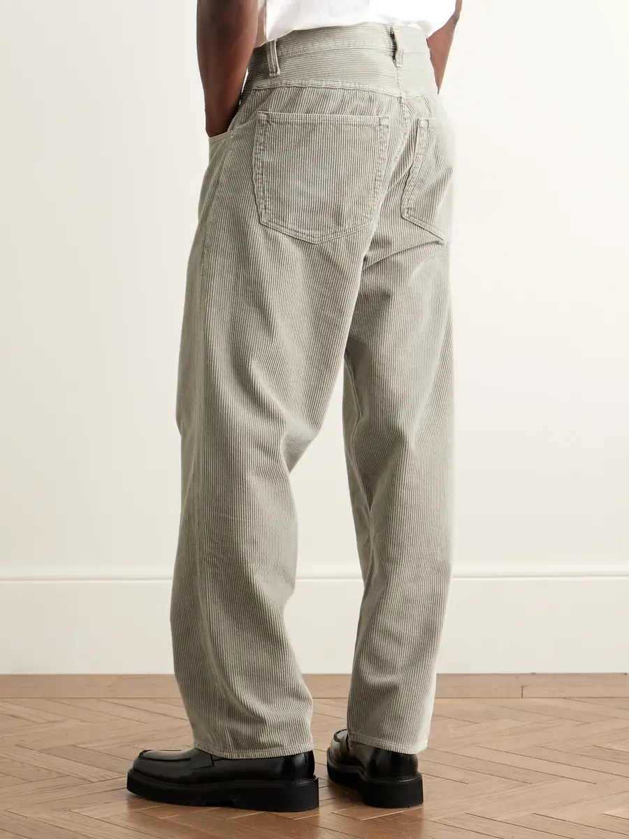 AGOLDE Fusion Straight-Leg Cotton-Corduroy Trousers - Men | Thumbnail 4