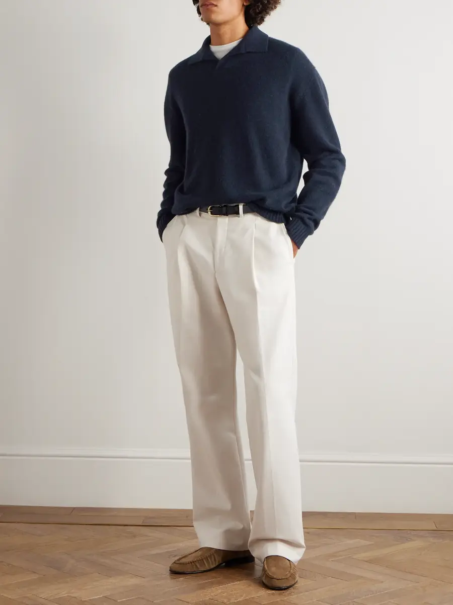 Sease Cashmere Polo Sweater - Men | Thumbnail 2