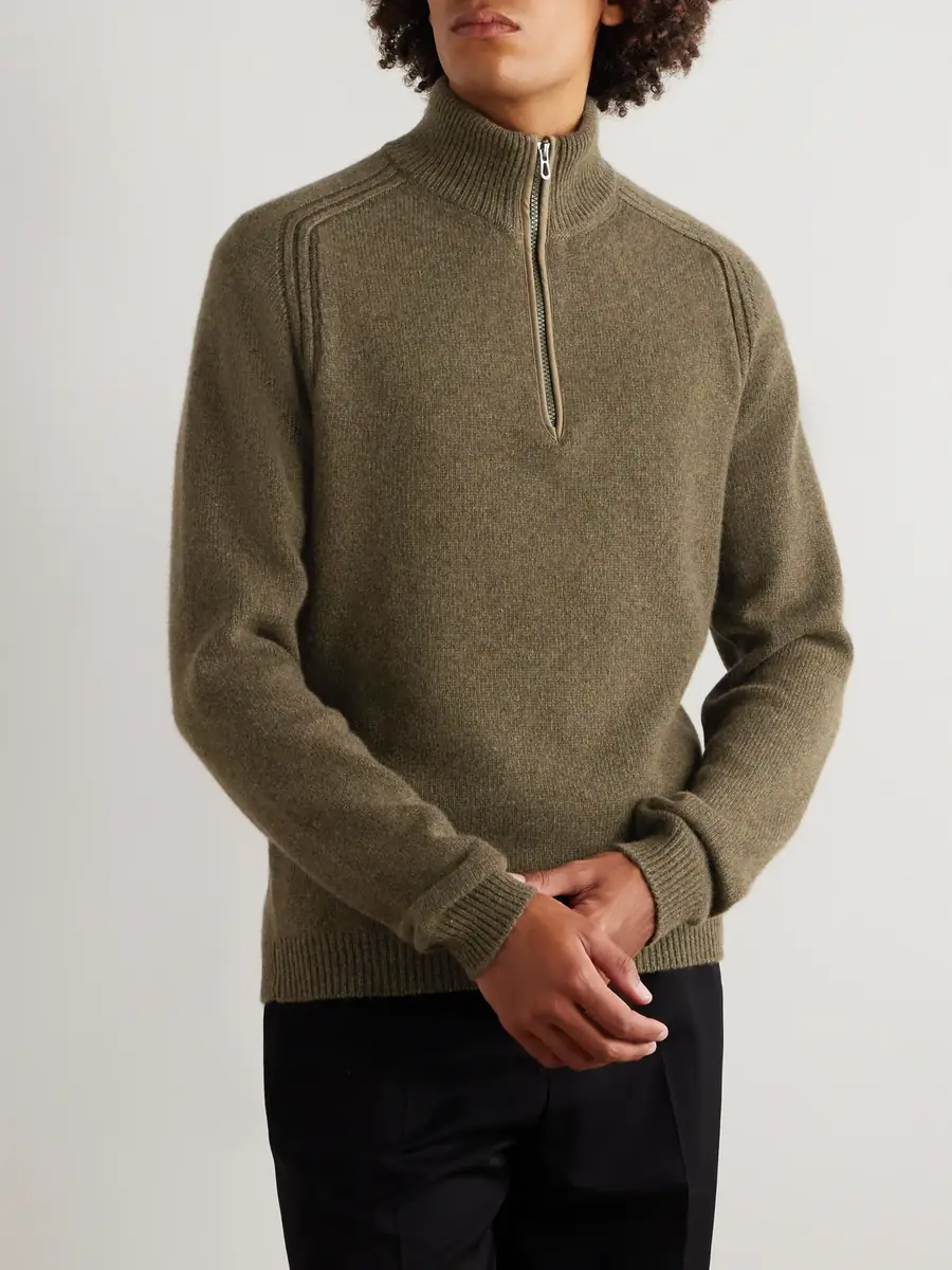 Sease Cashmere Half-Zip Sweater - Men | Thumbnail 3