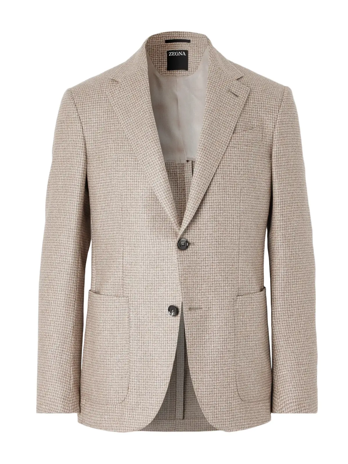 Houndstooth Silk and Cashmere-Blend Blazer - Men