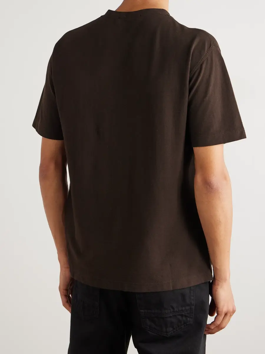 Stone Island GHOST Logo-Appliquéd Cotton-Jersey T-Shirt - Men | Thumbnail 4
