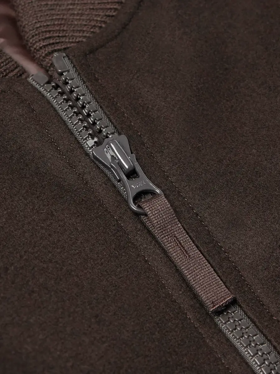 Stone Island Ghost Wool-Blend Flannel Bomber Jacket - Men | Thumbnail 4