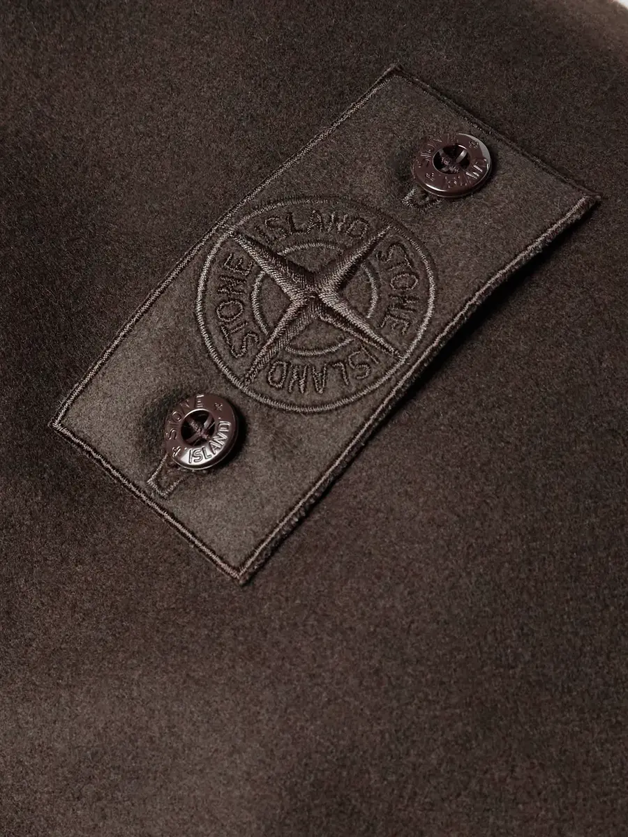Stone Island Ghost Wool-Blend Flannel Bomber Jacket - Men | Thumbnail 5