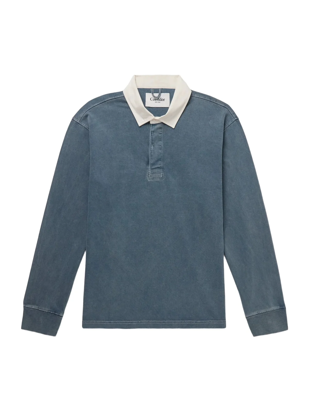 Rugby Cotton-Jersey Polo Shirt - Men Rugby Cotton-Jersey Polo Shirt - Men