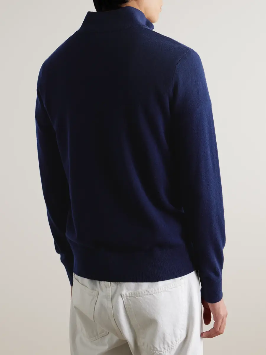 MR P. James Cashmere Half-Zip Sweater - Men | Thumbnail 4 MR P. James Cashmere Half-Zip Sweater - Men | Thumbnail 4