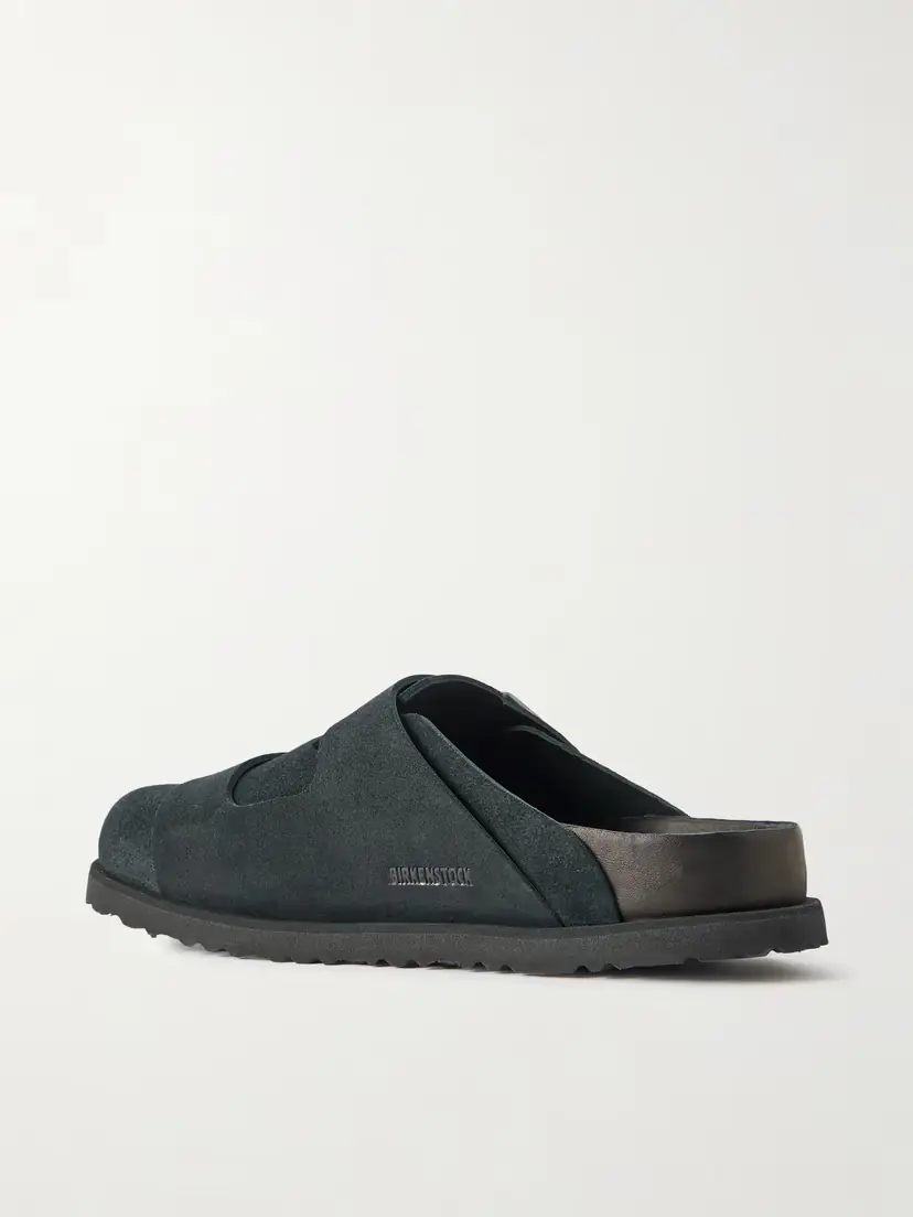 Birkenstock 1774 222 West Buckled Suede Clogs | Thumbnail 3 Birkenstock 1774 222 West Buckled Suede Clogs | Thumbnail 3