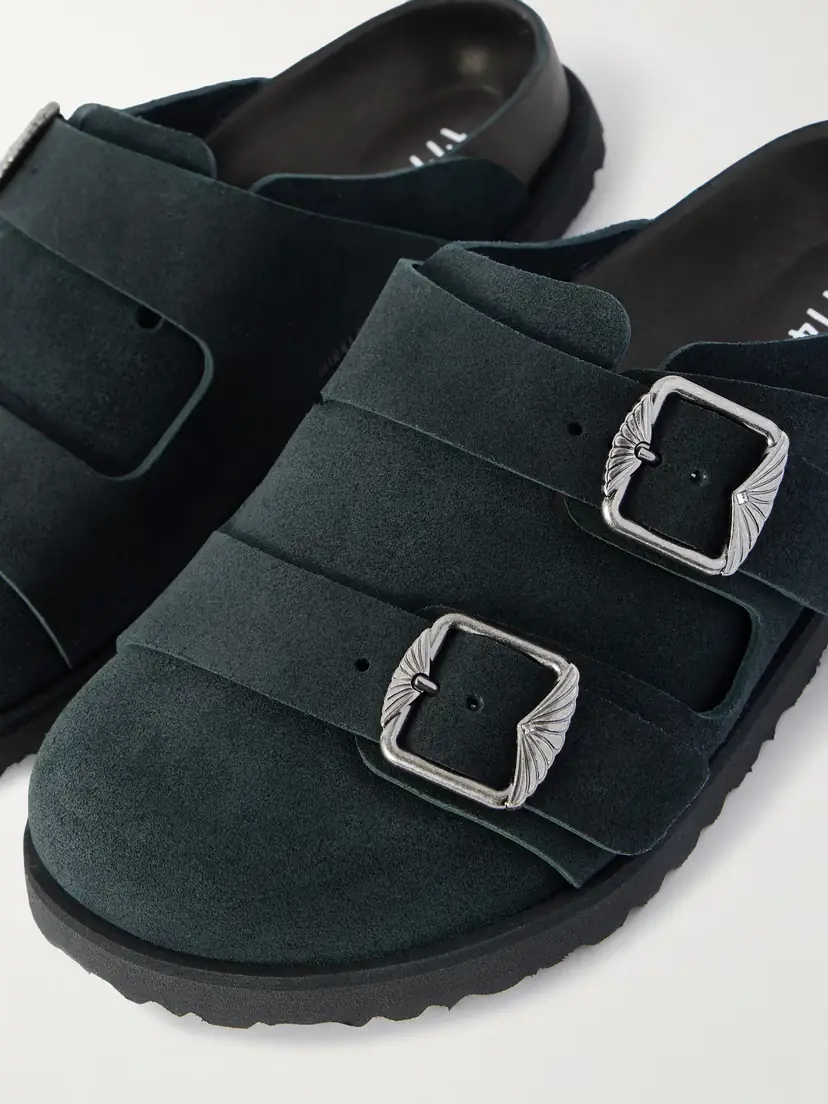 Birkenstock 1774 222 West Buckled Suede Clogs | Thumbnail 4 Birkenstock 1774 222 West Buckled Suede Clogs | Thumbnail 4