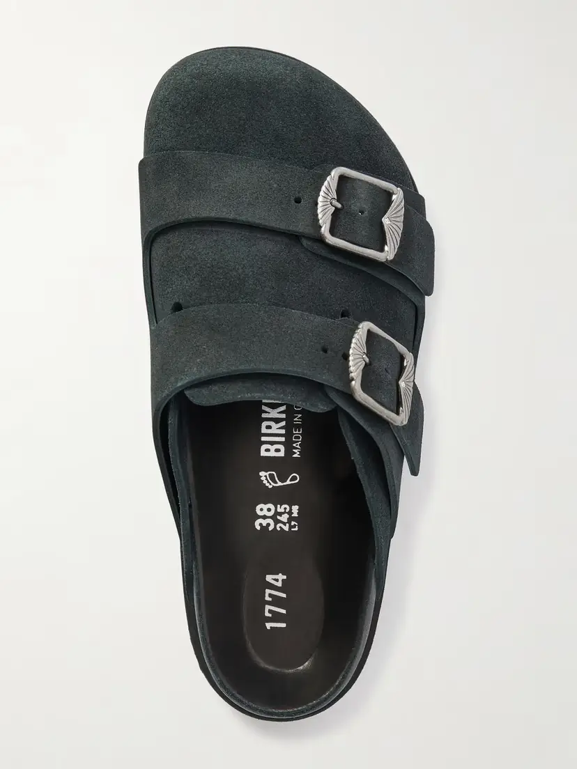 Birkenstock 1774 222 West Buckled Suede Clogs | Thumbnail 5 Birkenstock 1774 222 West Buckled Suede Clogs | Thumbnail 5