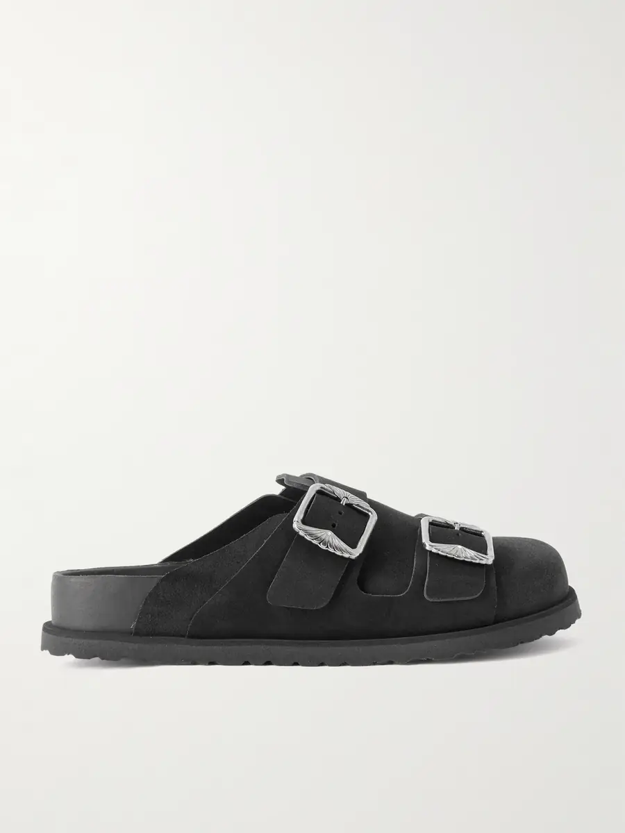 Birkenstock 1774 222 West Buckled Suede Clogs | Thumbnail 6 Birkenstock 1774 222 West Buckled Suede Clogs | Thumbnail 6