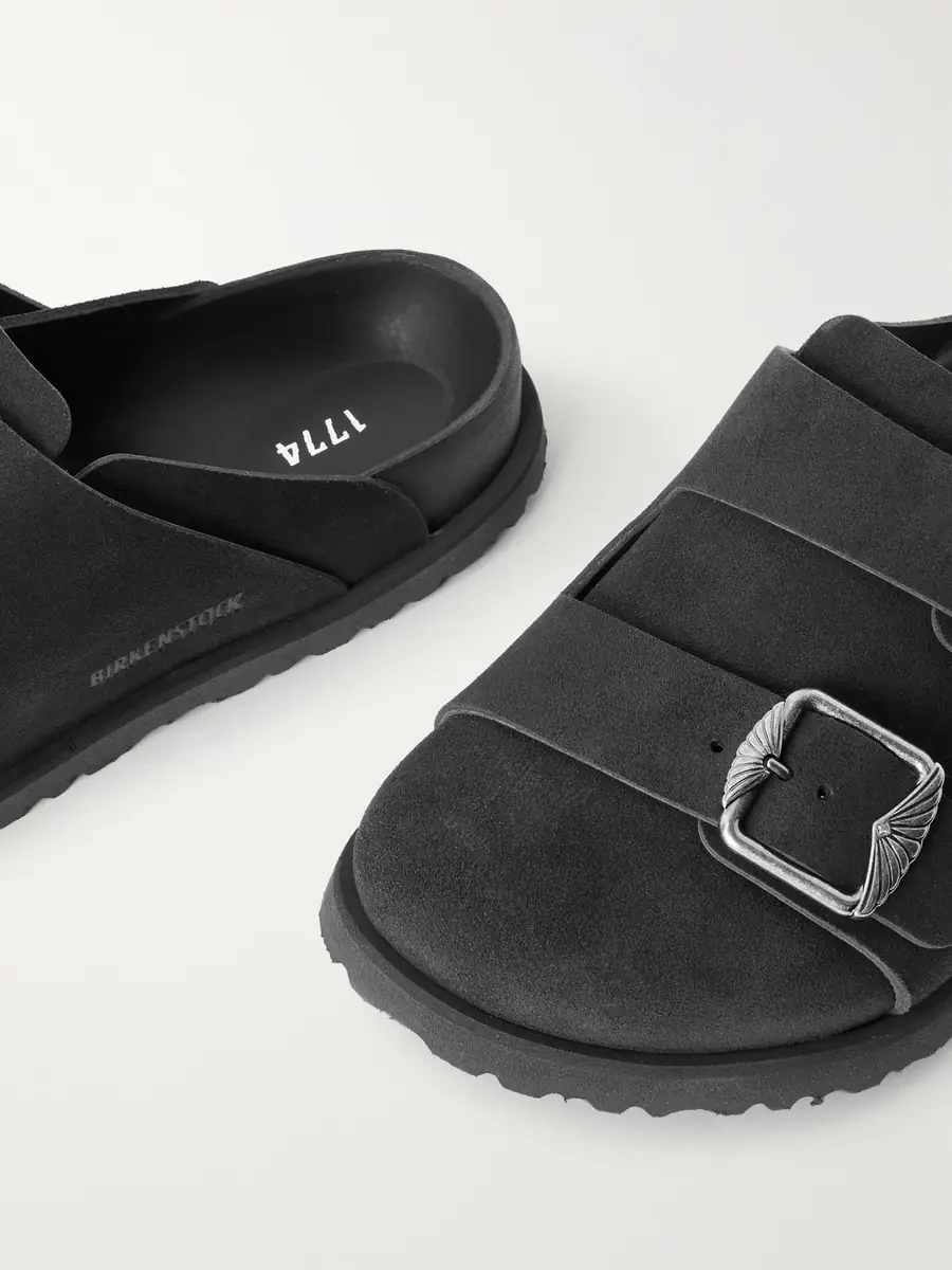 Birkenstock 1774 222 West Buckled Suede Clogs | Thumbnail 10 Birkenstock 1774 222 West Buckled Suede Clogs | Thumbnail 10