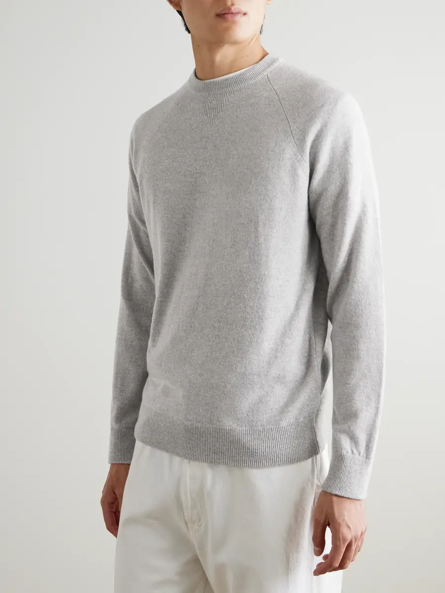 MR P. Charlie Merino Wool and Cashmere Sweater - Men | Thumbnail 3