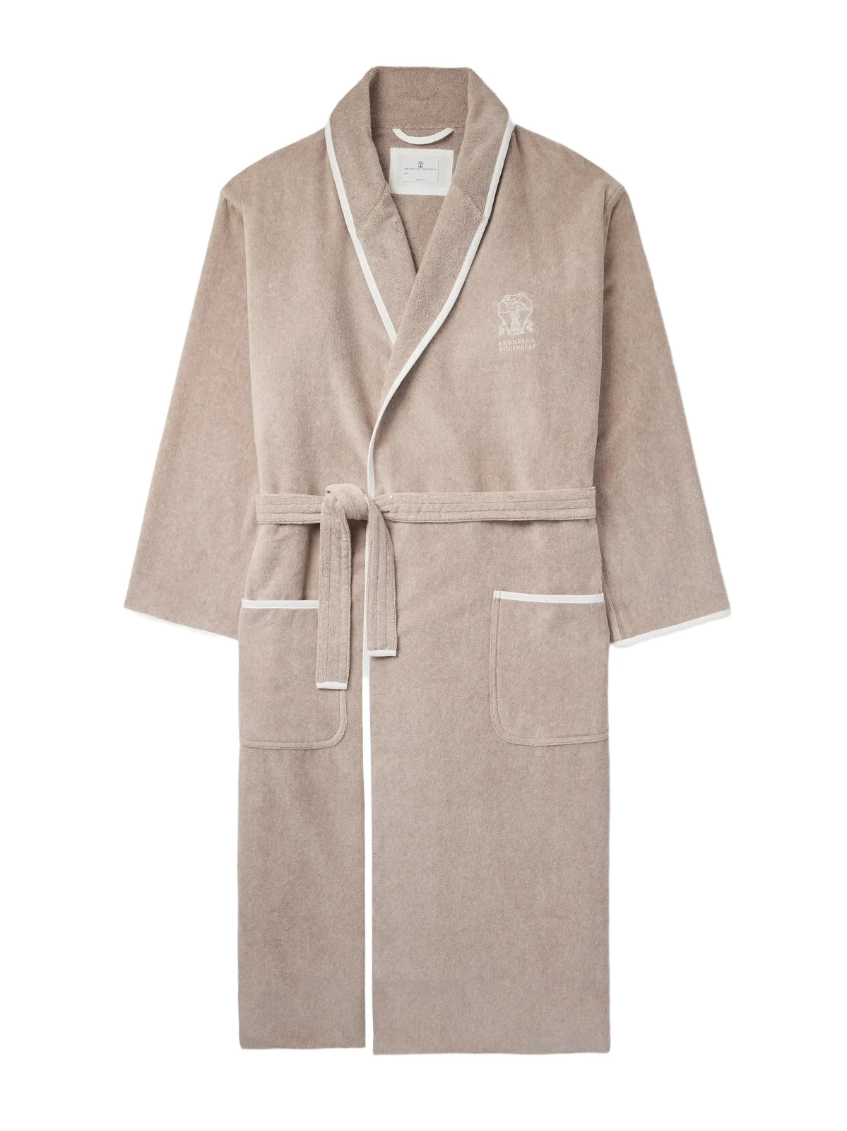 Cotton-Terry Bathrobe - Men Cotton-Terry Bathrobe - Men