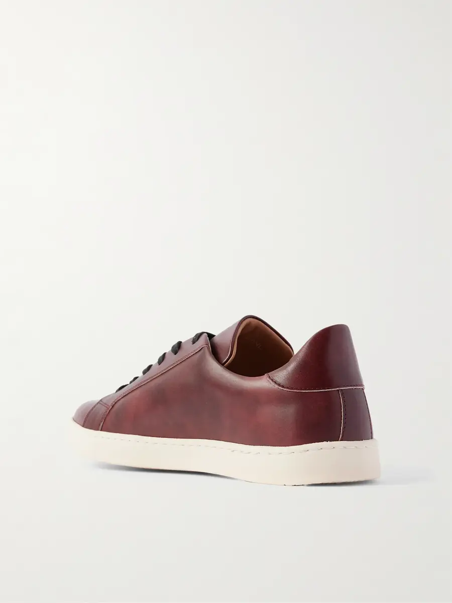 George Cleverley Jack III Leather Sneakers - Men | Thumbnail 4