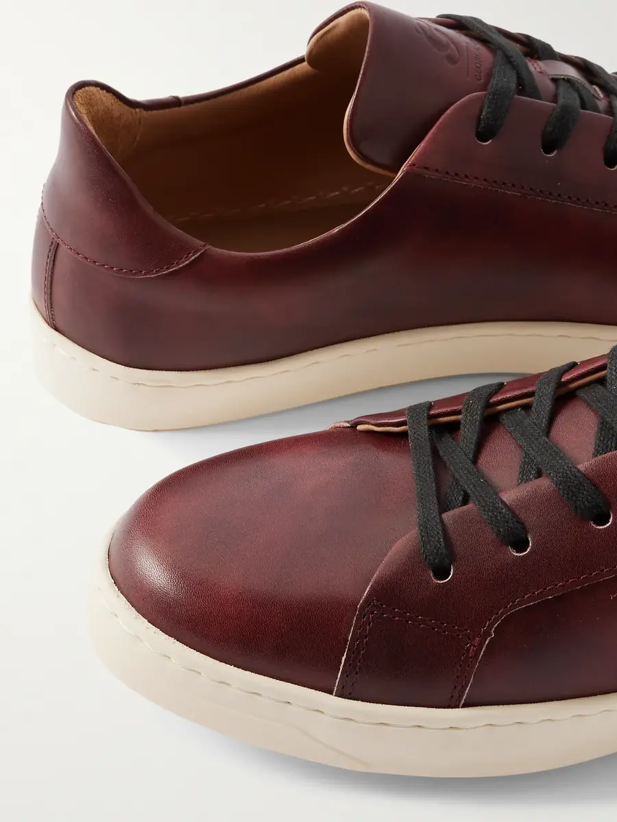 George Cleverley Jack III Leather Sneakers - Men | Thumbnail 5