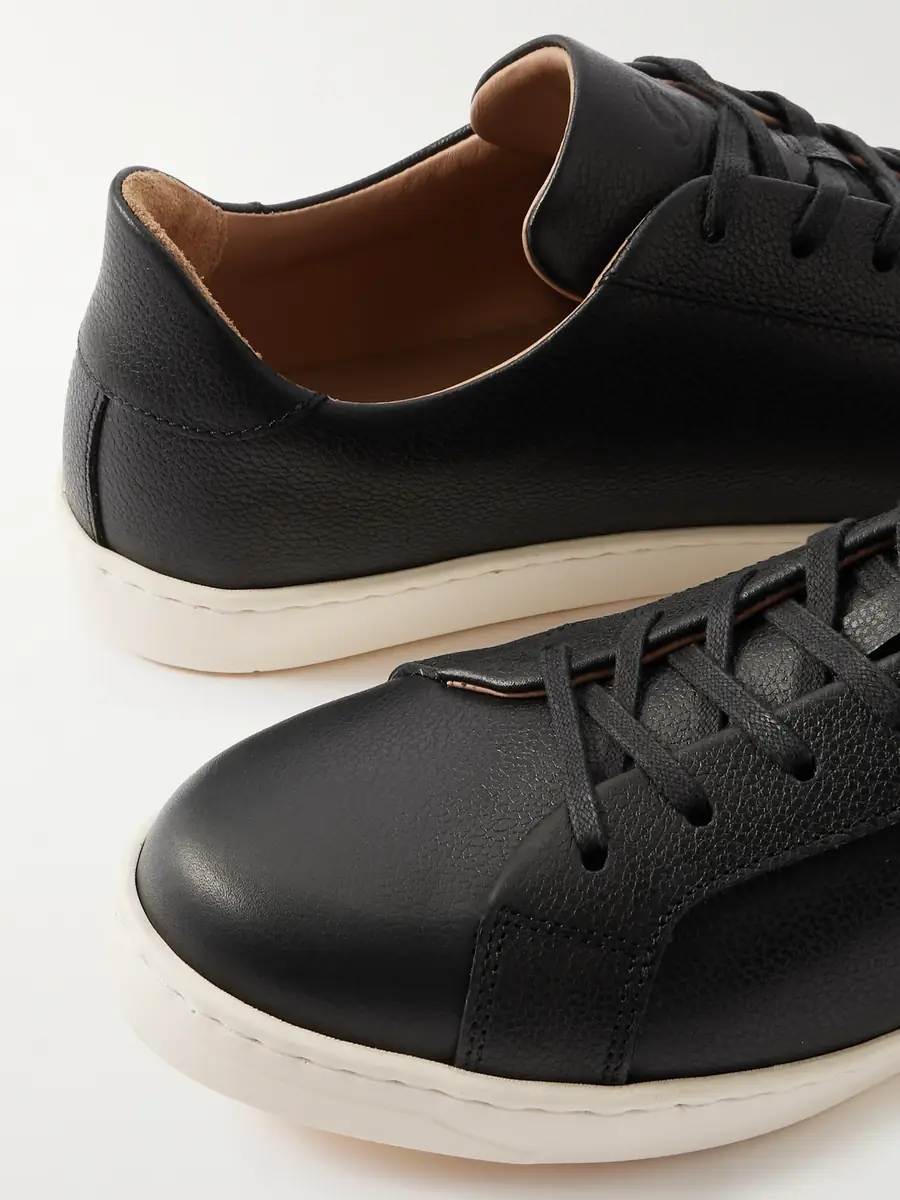 George Cleverley Jack III Full-Grain Leather Sneakers - Men | Thumbnail 5
