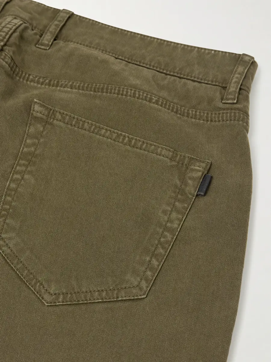 Purdey Slim-Fit Straight-Leg Cotton-Blend Twill Trousers - Men | Thumbnail 5 Purdey Slim-Fit Straight-Leg Cotton-Blend Twill Trousers - Men | Thumbnail 5