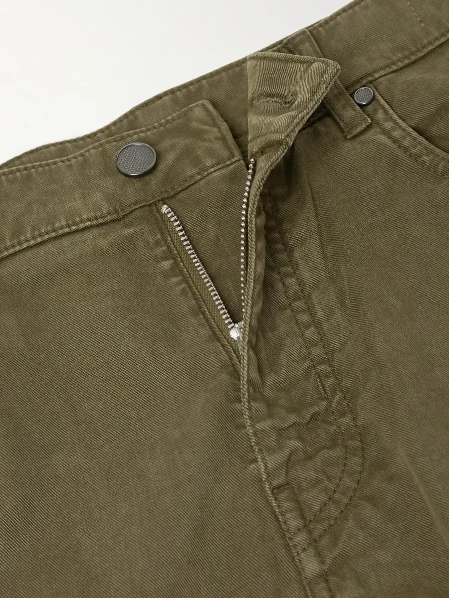 Purdey Slim-Fit Straight-Leg Cotton-Blend Twill Trousers - Men | Thumbnail 6 Purdey Slim-Fit Straight-Leg Cotton-Blend Twill Trousers - Men | Thumbnail 6