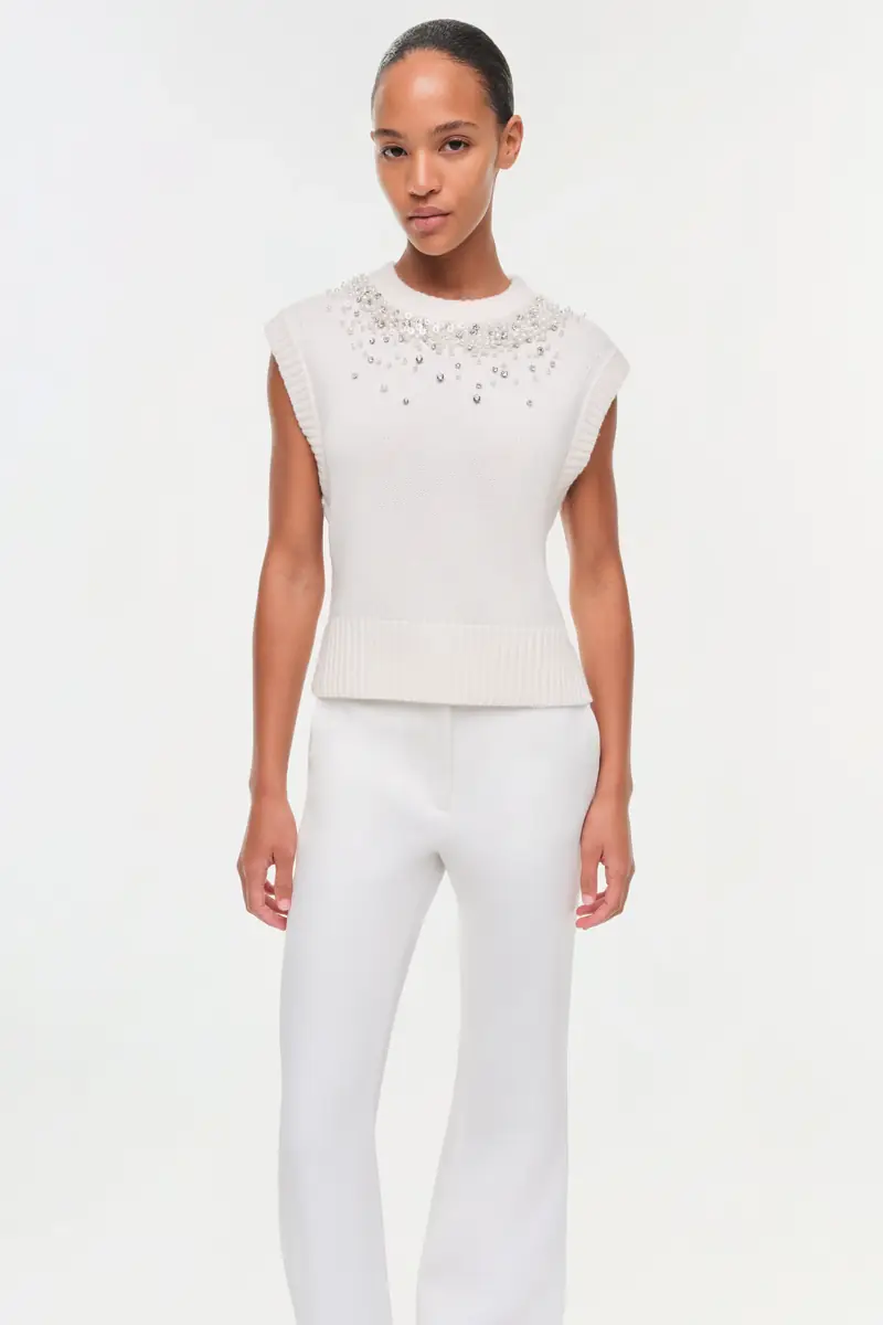 Simkhai Candra Embellished Knit Vest | Thumbnail 3 Simkhai Candra Embellished Knit Vest | Thumbnail 3