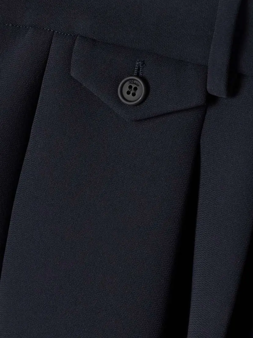 Khaite Dugan Pleated Crepe Tapered Pants | Thumbnail 5
