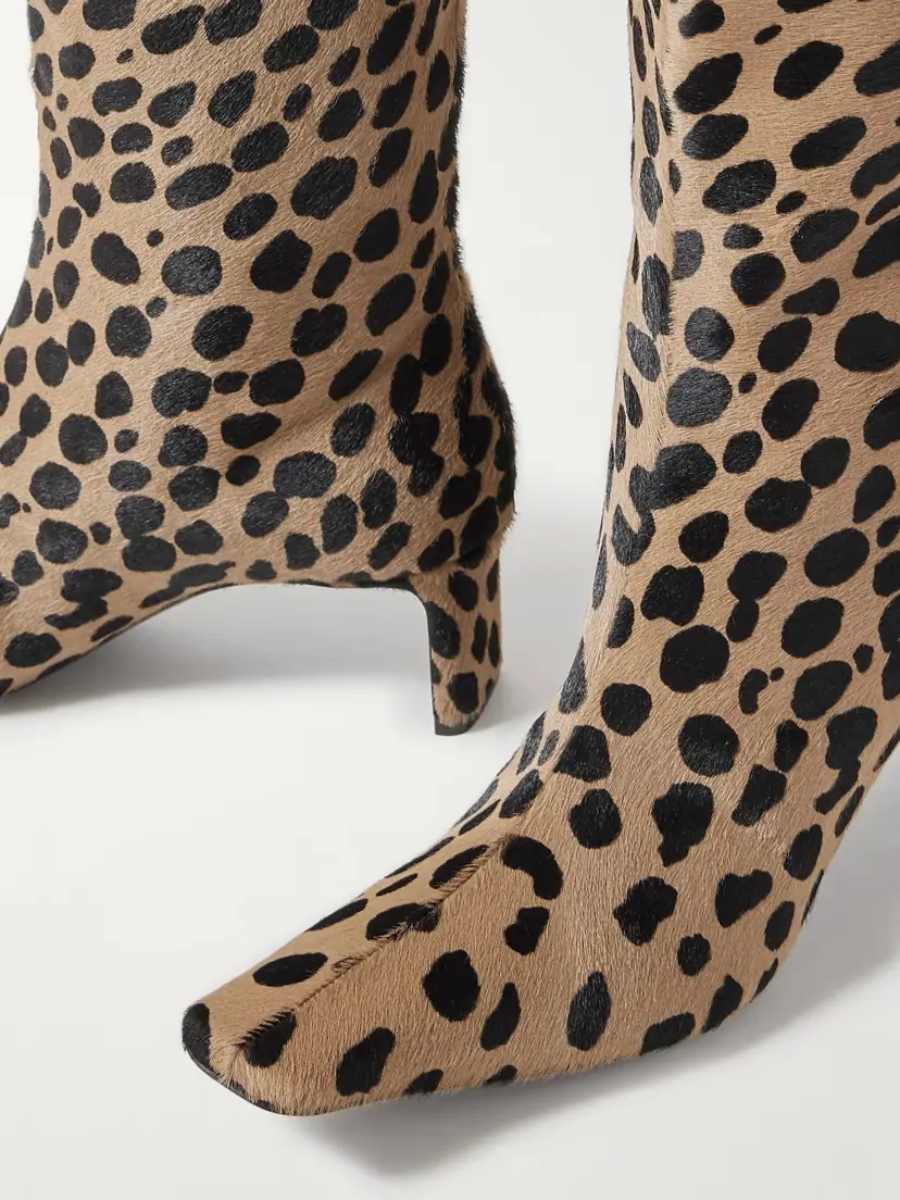 Khaite Ona Leopard-print Calf Hair Knee Boots | Thumbnail 4 Khaite Ona Leopard-print Calf Hair Knee Boots | Thumbnail 4