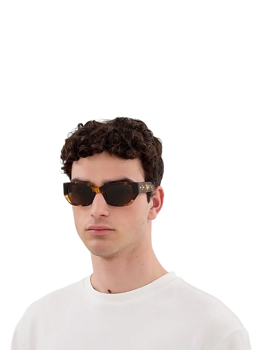 Bottega Veneta Men's Intrecciato Wirecore 51MM Rectangular Sunglasses - Havana Brown | Thumbnail 2 Bottega Veneta Men's Intrecciato Wirecore 51MM Rectangular Sunglasses - Havana Brown | Thumbnail 2