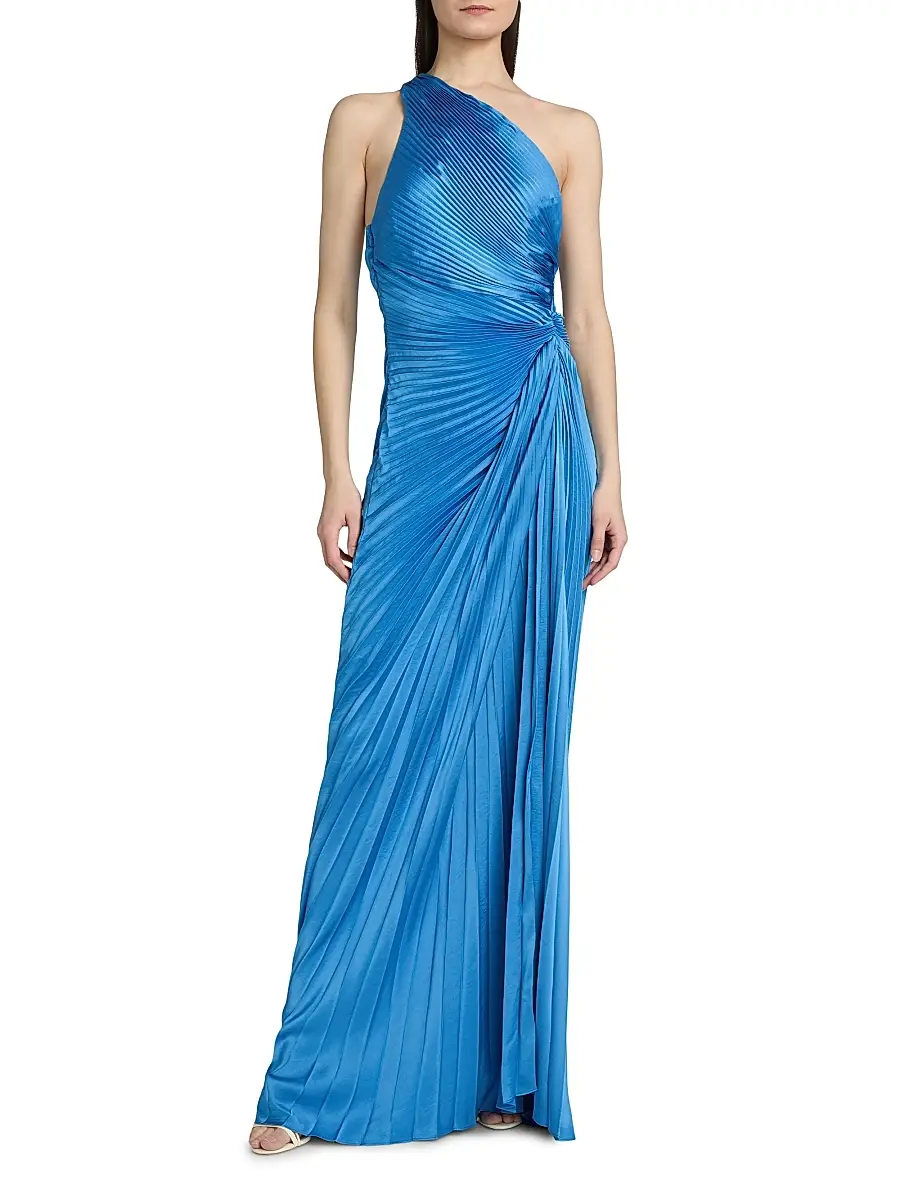 A.L.C. A. L.C. Women's Lara Pleated One-Shoulder Gown | Thumbnail 3 A.L.C. A. L.C. Women's Lara Pleated One-Shoulder Gown | Thumbnail 3