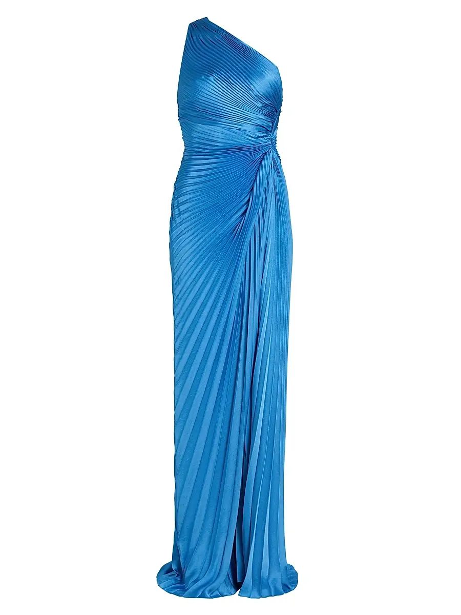 A.L.C. A. L.C. Women's Lara Pleated One-Shoulder Gown