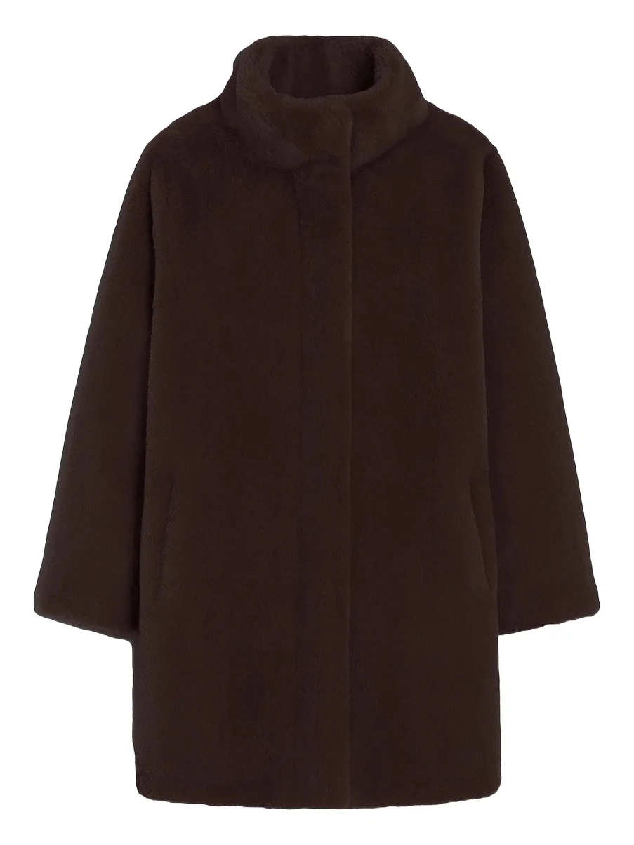 Women's Blair Faux Fur Stand Collar Coat