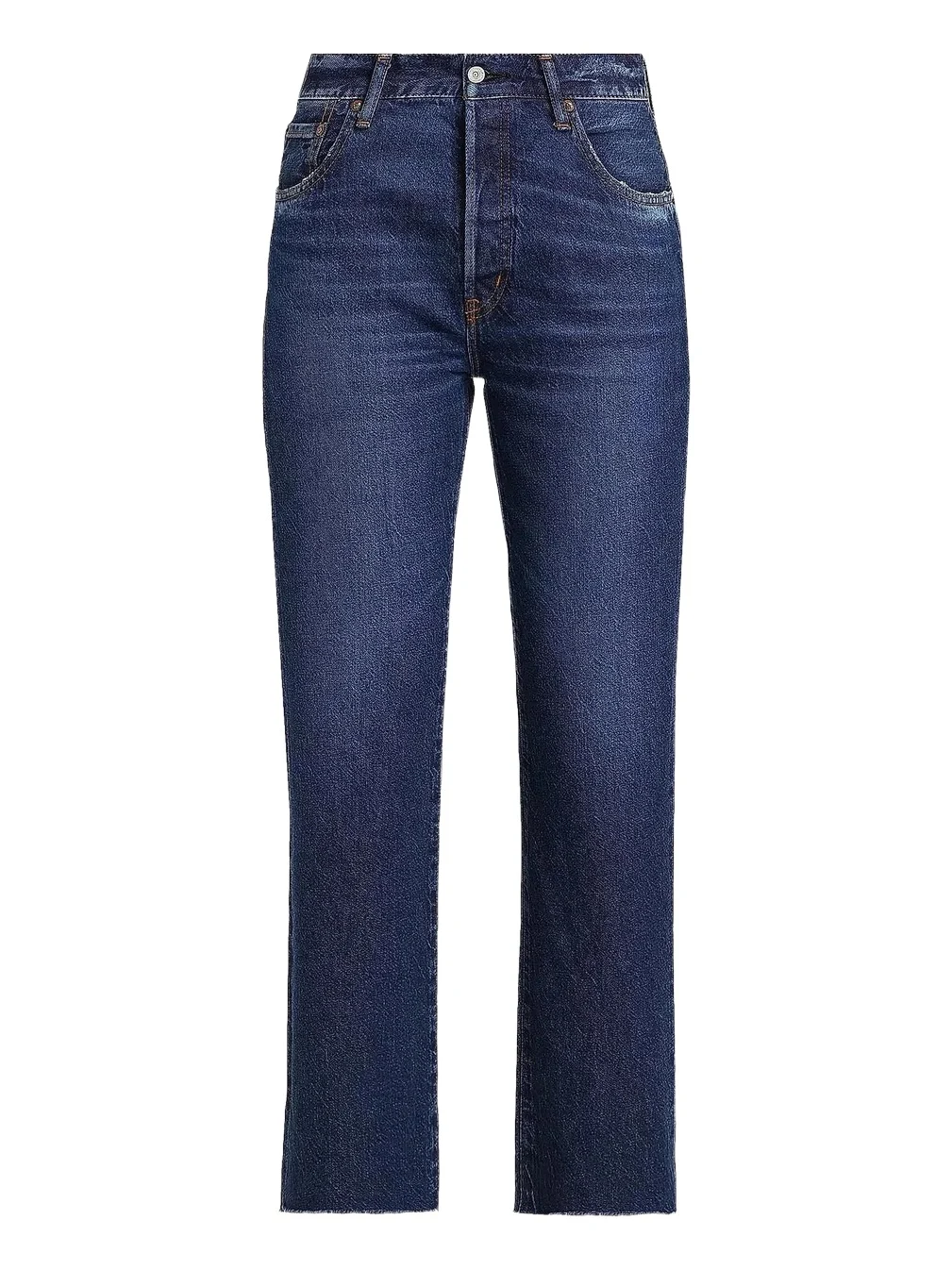 Moussy Vintage Women's Medley Straight-Fit Raw Hem Jeans
