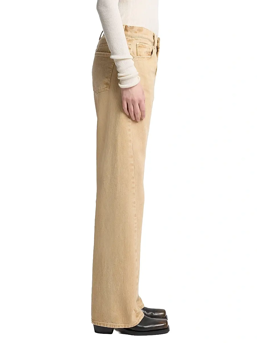 7 For All Mankind Women's Twisted Tess Cotton Trousers | Thumbnail 4