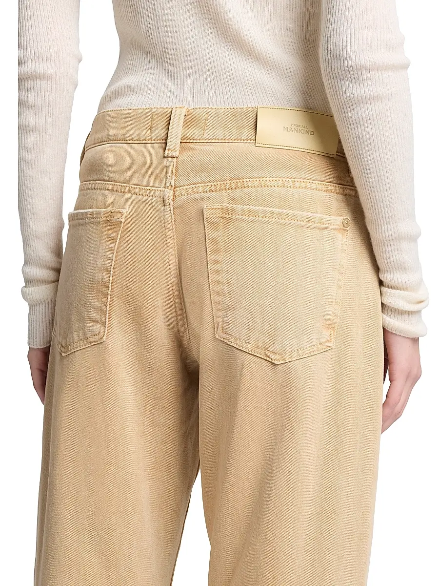 7 For All Mankind Women's Twisted Tess Cotton Trousers | Thumbnail 6
