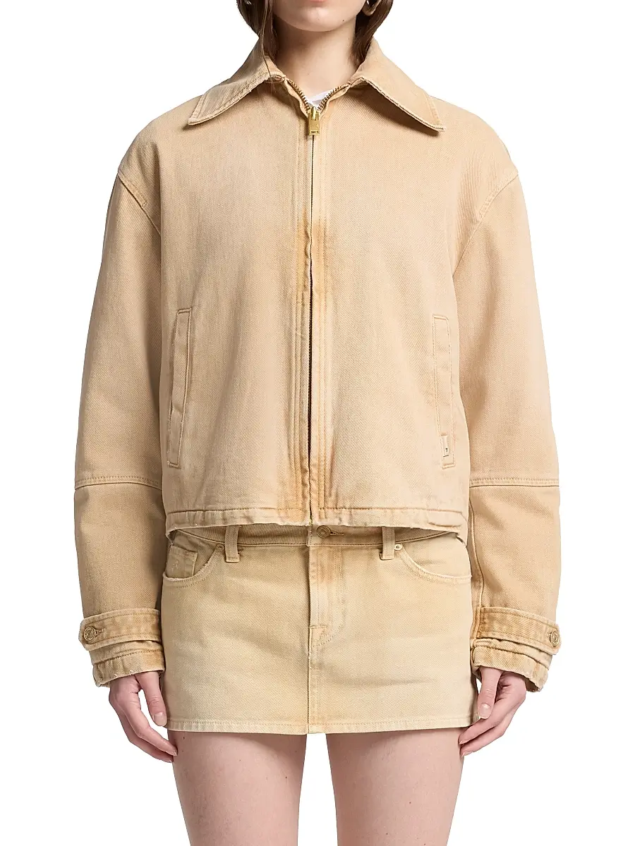 7 For All Mankind Women's Workwear Cotton Jacket | Thumbnail 3 7 For All Mankind Women's Workwear Cotton Jacket | Thumbnail 3