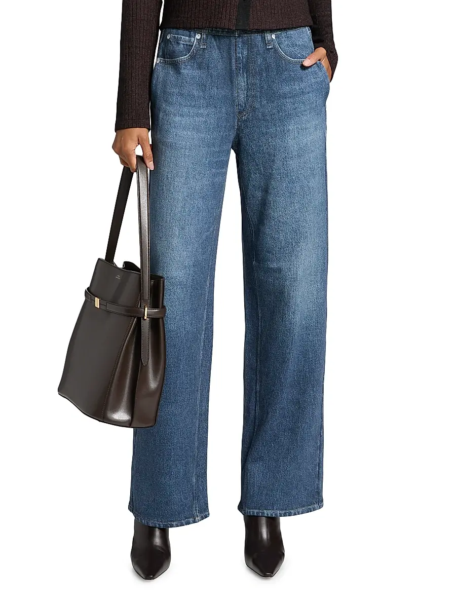 rag & bone Women's rb Miramar Terry Wide-Leg Pants | Thumbnail 3 rag & bone Women's rb Miramar Terry Wide-Leg Pants | Thumbnail 3