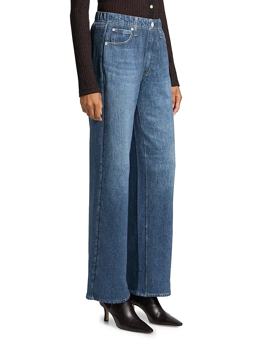 rag & bone Women's rb Miramar Terry Wide-Leg Pants | Thumbnail 4 rag & bone Women's rb Miramar Terry Wide-Leg Pants | Thumbnail 4