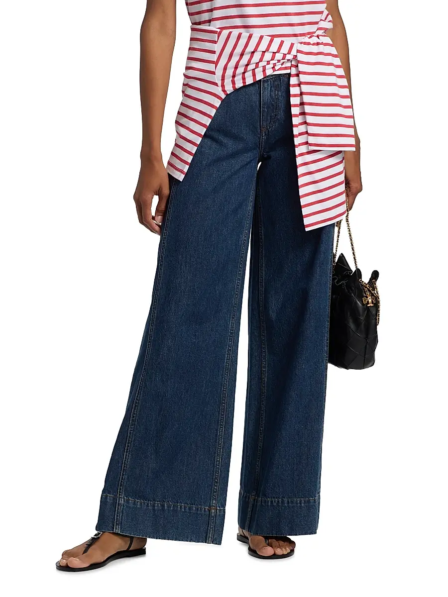 rag & bone Women's Selah Tailored Wide-Leg Jeans | Thumbnail 3 rag & bone Women's Selah Tailored Wide-Leg Jeans | Thumbnail 3