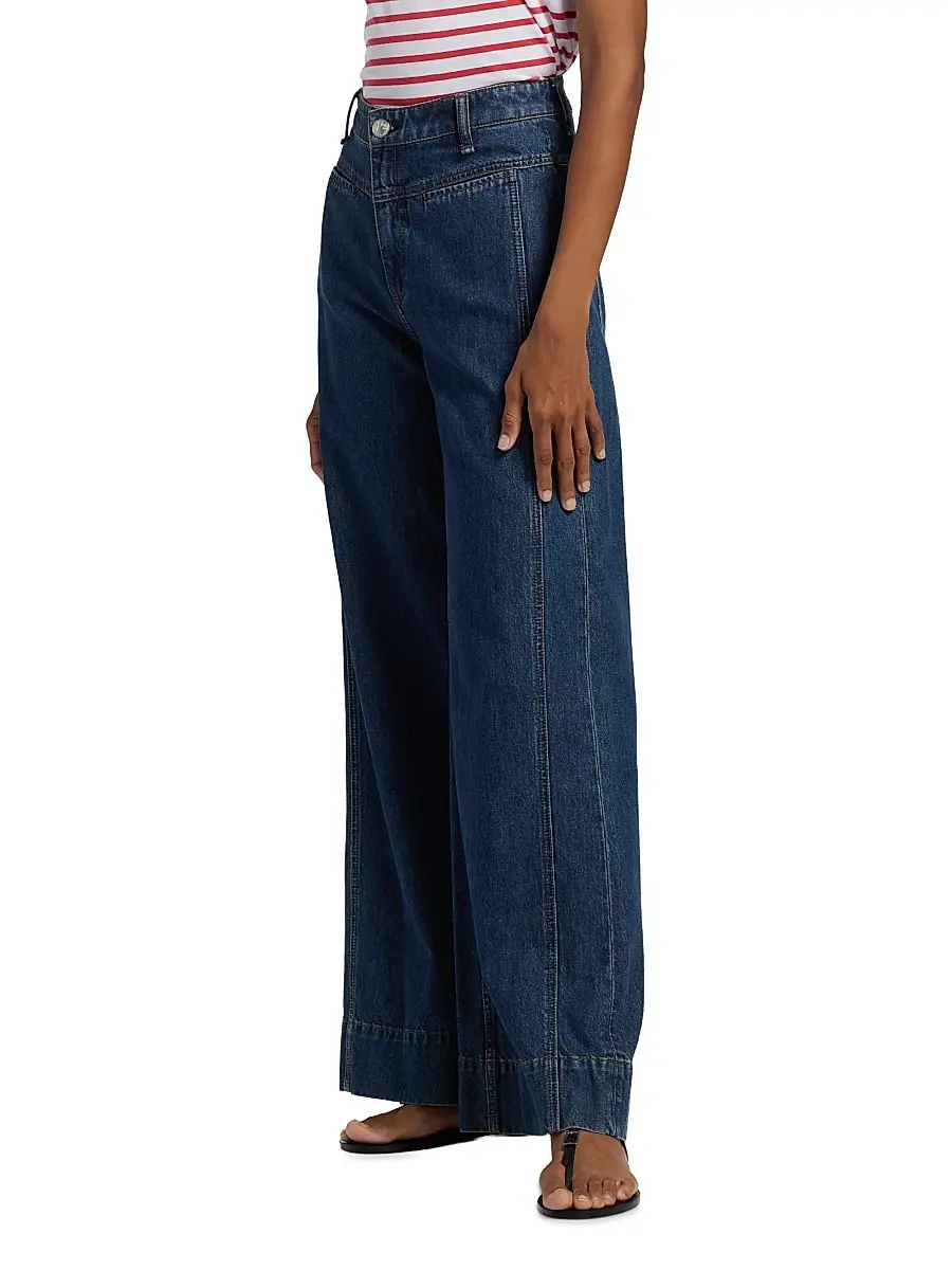 rag & bone Women's Selah Tailored Wide-Leg Jeans | Thumbnail 4 rag & bone Women's Selah Tailored Wide-Leg Jeans | Thumbnail 4