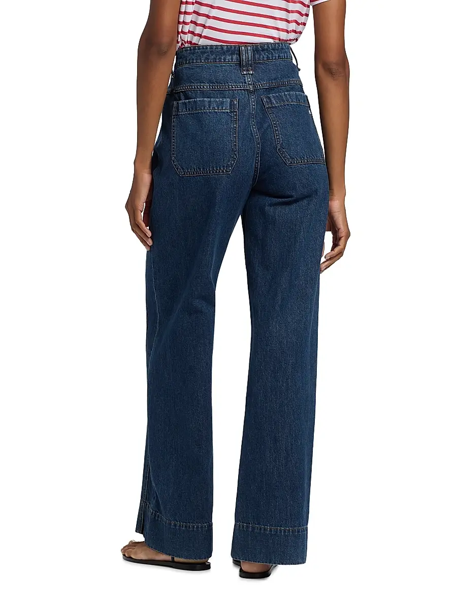rag & bone Women's Selah Tailored Wide-Leg Jeans | Thumbnail 5 rag & bone Women's Selah Tailored Wide-Leg Jeans | Thumbnail 5