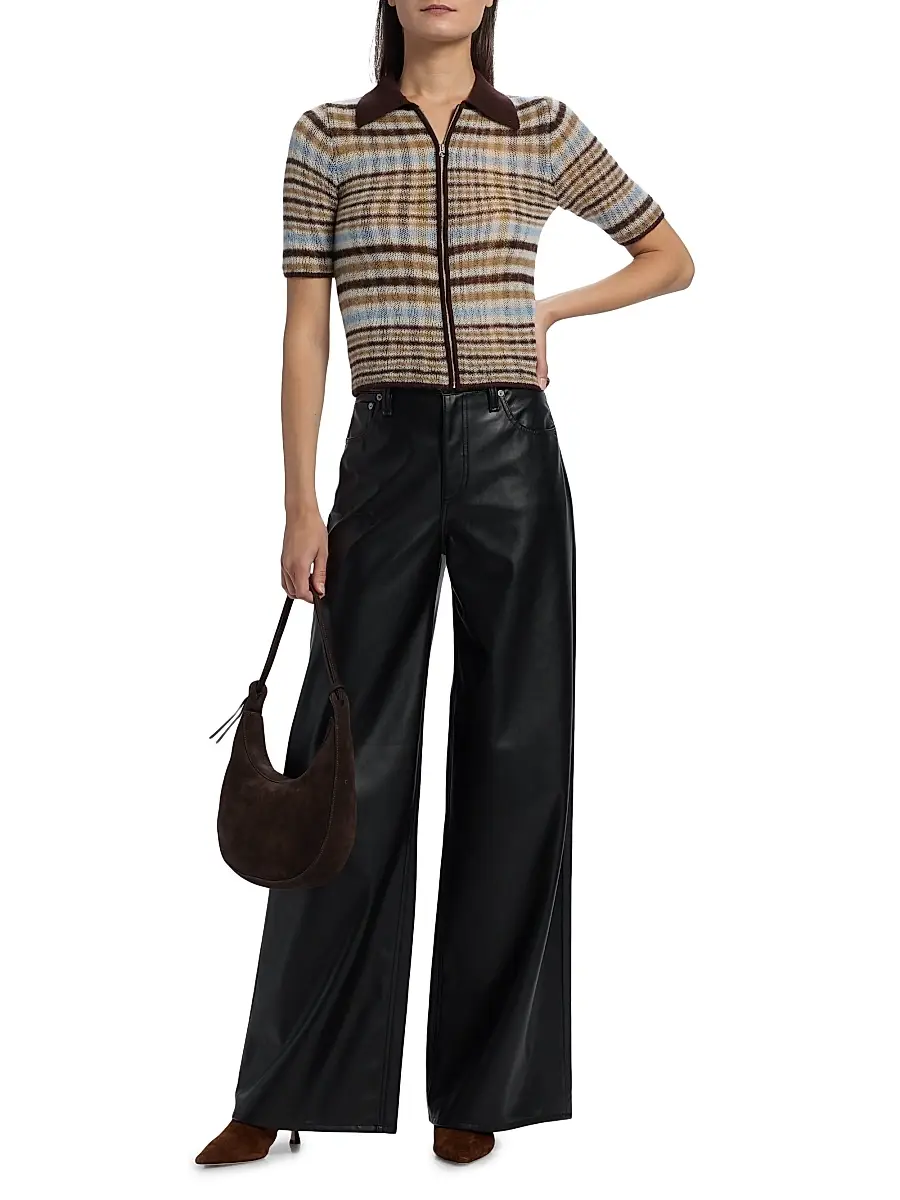 rag & bone Women's Leva Zip Polo Sweater | Thumbnail 2 rag & bone Women's Leva Zip Polo Sweater | Thumbnail 2