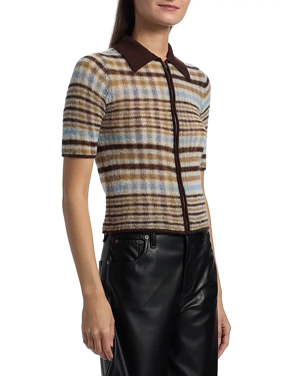 rag & bone Women's Leva Zip Polo Sweater | Thumbnail 4 rag & bone Women's Leva Zip Polo Sweater | Thumbnail 4