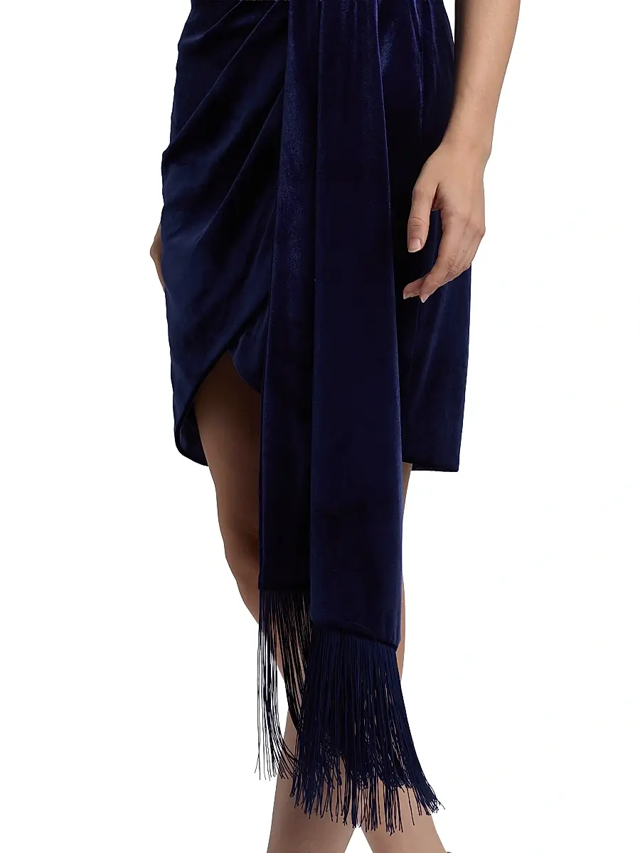 THEIA Women's Ursula Velvet Strapless Cocktail Dress | Thumbnail 6 THEIA Women's Ursula Velvet Strapless Cocktail Dress | Thumbnail 6