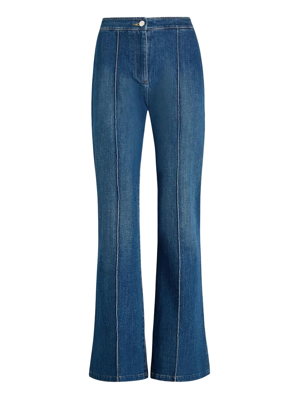 Women's Lola Denim Flare-Leg Cropped Pants Women's Lola Denim Flare-Leg Cropped Pants