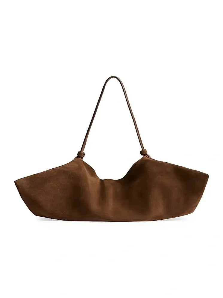 Women's Origami Suede Shoulder Bag Women's Origami Suede Shoulder Bag