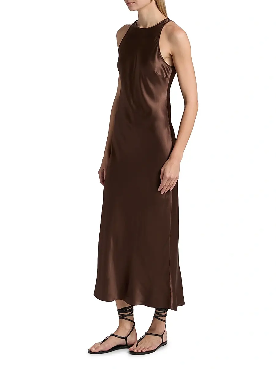 RAILS Women's Solene Satin Sleeveless Midi-Dress | Thumbnail 4 RAILS Women's Solene Satin Sleeveless Midi-Dress | Thumbnail 4